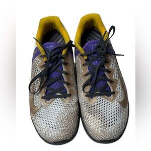Nike Metacon 6 Metallic Men’s Training Sneakers. Size 9.